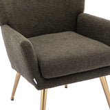 Leisure Fish Tail Accent Chair With Golden Feet