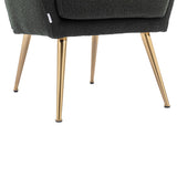 Leisure Fish Tail Accent Chair With Golden Feet