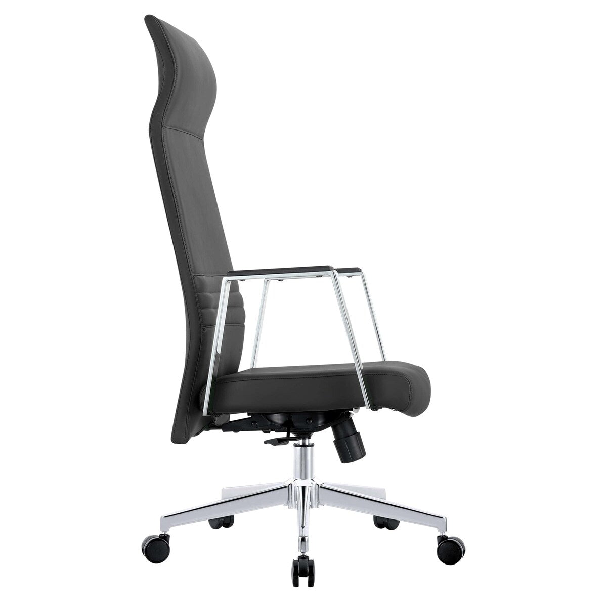 LeisureMod Aleen High-Back Office Chair with Swivel and Tilt