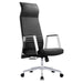LeisureMod Aleen High-Back Office Chair with Swivel and Tilt