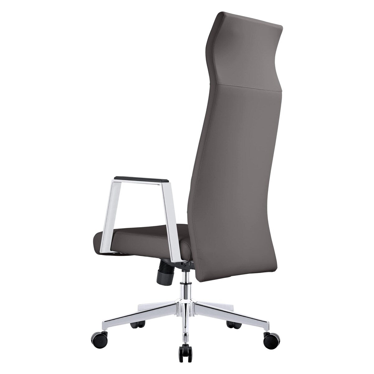 LeisureMod Aleen High-Back Office Chair with Swivel and Tilt