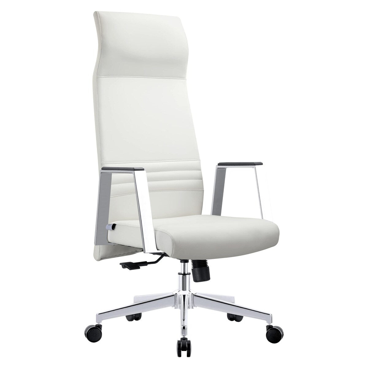 LeisureMod Aleen High-Back Office Chair with Swivel and Tilt