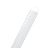LeisureMod Ervilla Bar Stool with White Powder Coated Steel Frame - 37"