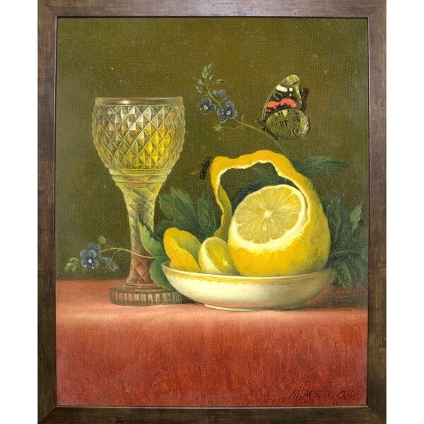 Lemon-VINAPP130708 Framed Print 20"x16" by Vintage Apple Collection