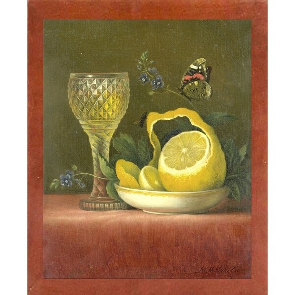 Lemon-VINAPP130708 Framed Print 20"x16" by Vintage Apple Collection