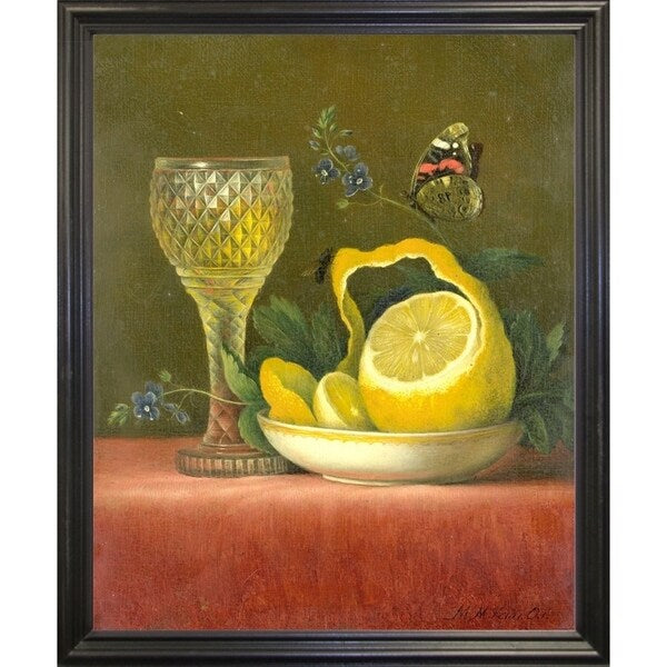 Lemon-VINAPP130708 Framed Print 20"x16" by Vintage Apple Collection