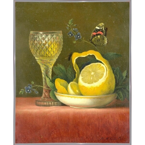 Lemon-VINAPP130708 Framed Print 20"x16" by Vintage Apple Collection