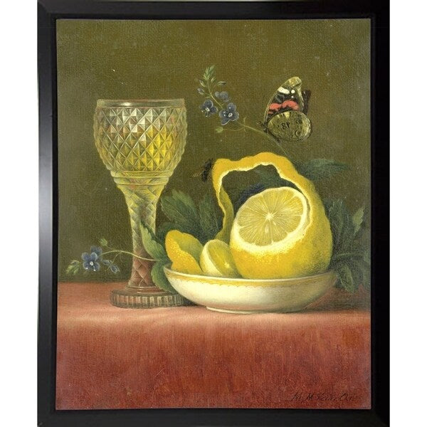 Lemon-VINAPP130708 Framed Print 20"x16" by Vintage Apple Collection