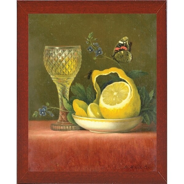 Lemon-VINAPP130708 Framed Print 20"x16" by Vintage Apple Collection