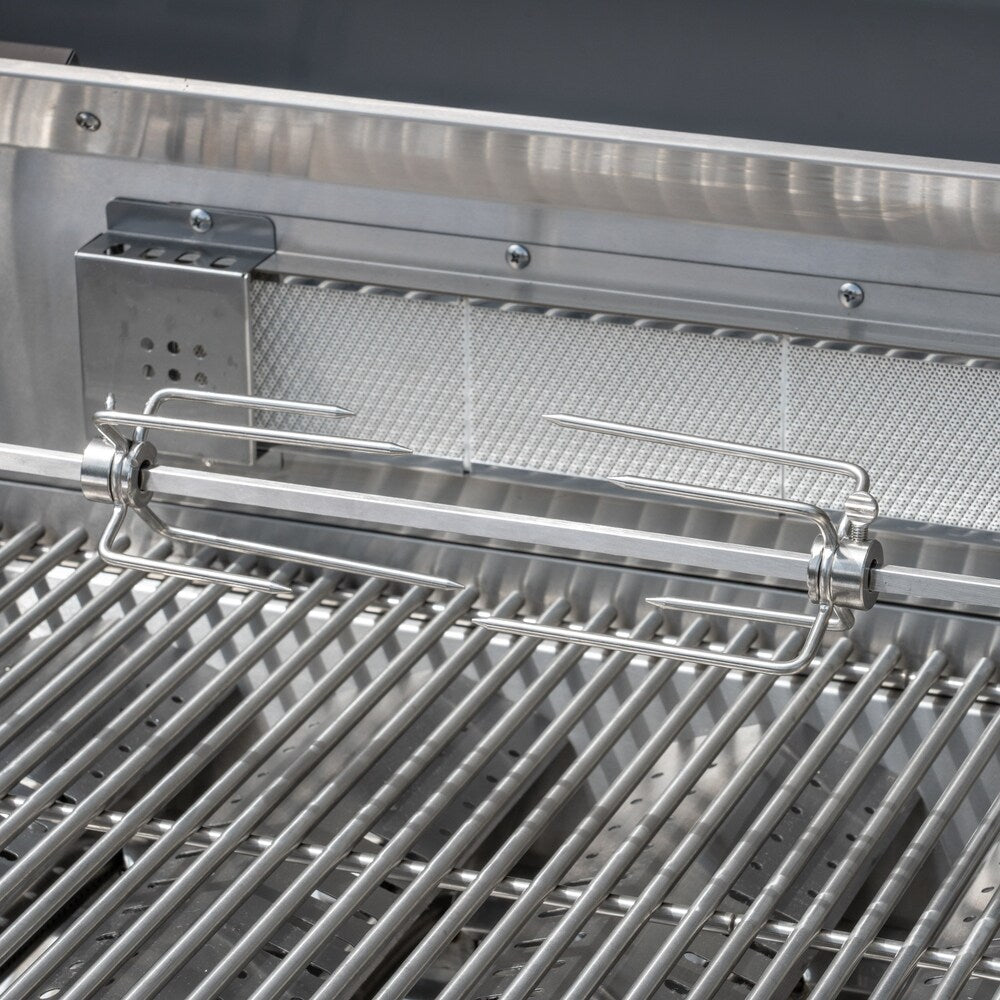 Lenny Outdoor 8-Burner Stainless Steel BBQ Gas Grill by Christopher Knight Home