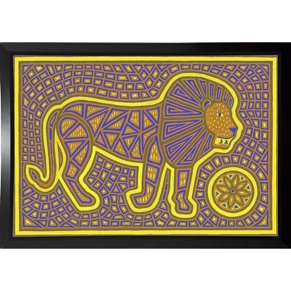 Leo-WILBAS102981 Framed Print 22"x32" by Willow Bascom