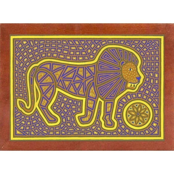 Leo-WILBAS102981 Framed Print 22"x32" by Willow Bascom