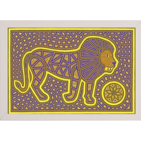 Leo-WILBAS102981 Framed Print 22"x32" by Willow Bascom
