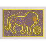 Leo-WILBAS102981 Framed Print 22"x32" by Willow Bascom
