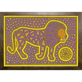 Leo-WILBAS102981 Framed Print 22"x32" by Willow Bascom