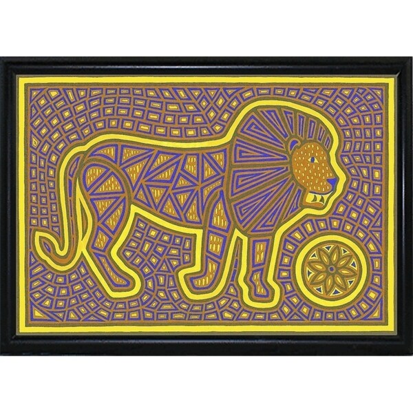 Leo-WILBAS102981 Framed Print 22"x32" by Willow Bascom