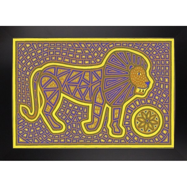 Leo-WILBAS102981 Framed Print 22"x32" by Willow Bascom