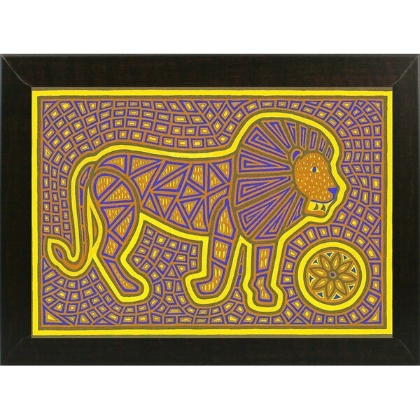Leo-WILBAS102981 Framed Print 22"x32" by Willow Bascom