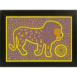 Leo-WILBAS102981 Framed Print 22"x32" by Willow Bascom