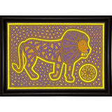 Leo-WILBAS102981 Framed Print 22"x32" by Willow Bascom