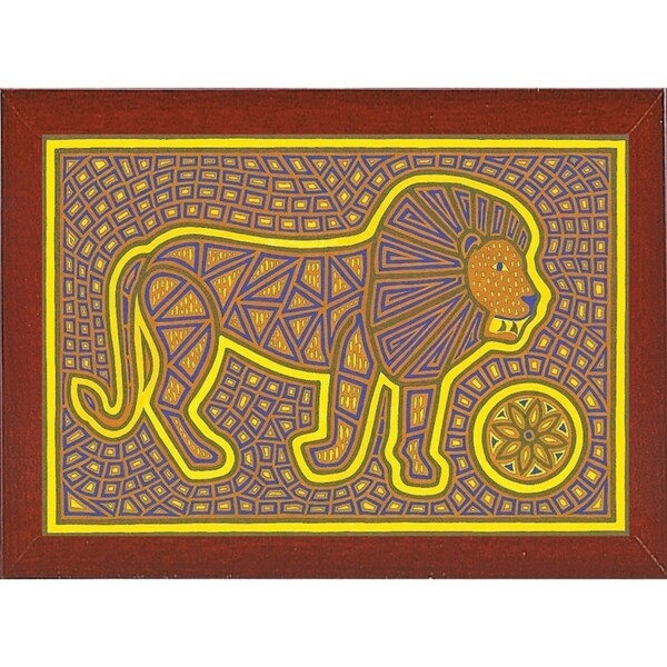 Leo-WILBAS102981 Framed Print 22"x32" by Willow Bascom