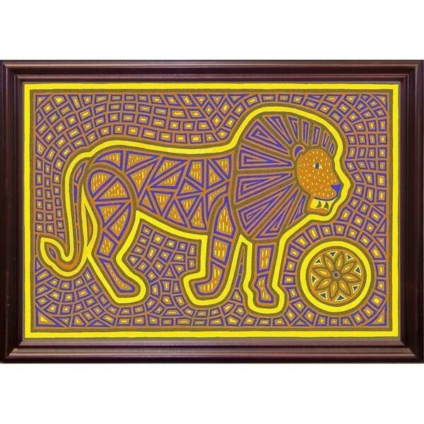 Leo-WILBAS102981 Framed Print 22"x32" by Willow Bascom