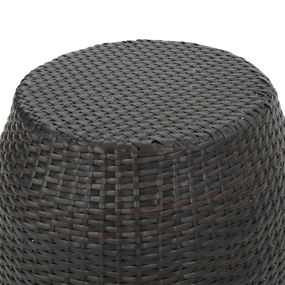Leon Outdoor 3-Piece Wicker Chat Set by Christopher Knight Home