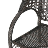 Leon Outdoor 3-Piece Wicker Chat Set by Christopher Knight Home