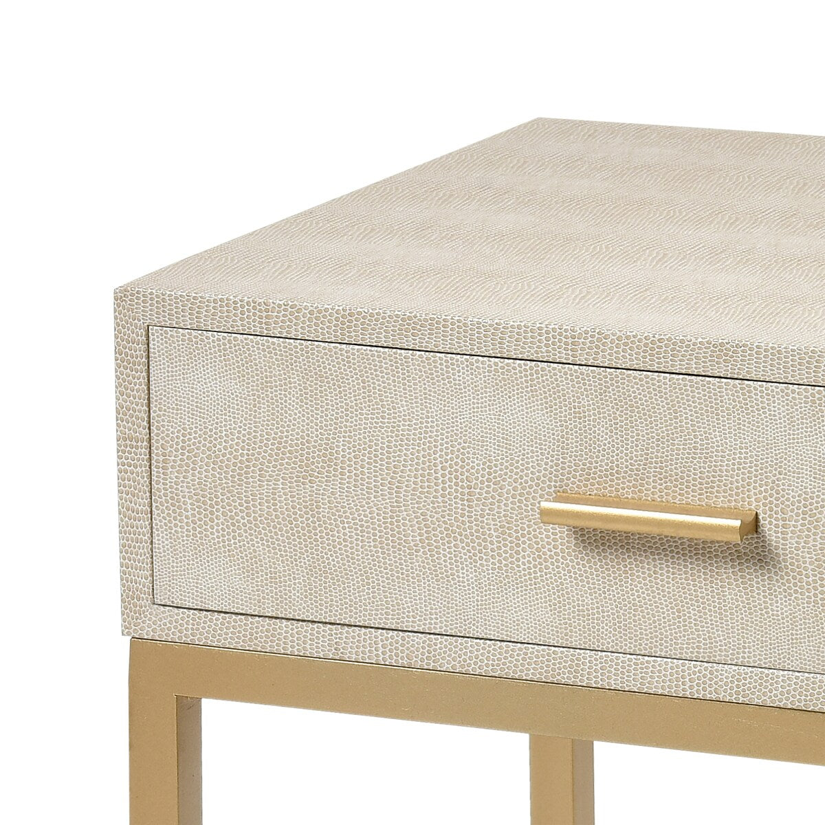 Elk Home Les Revoires Cream Fabric 16 Inch Wide Accent Table