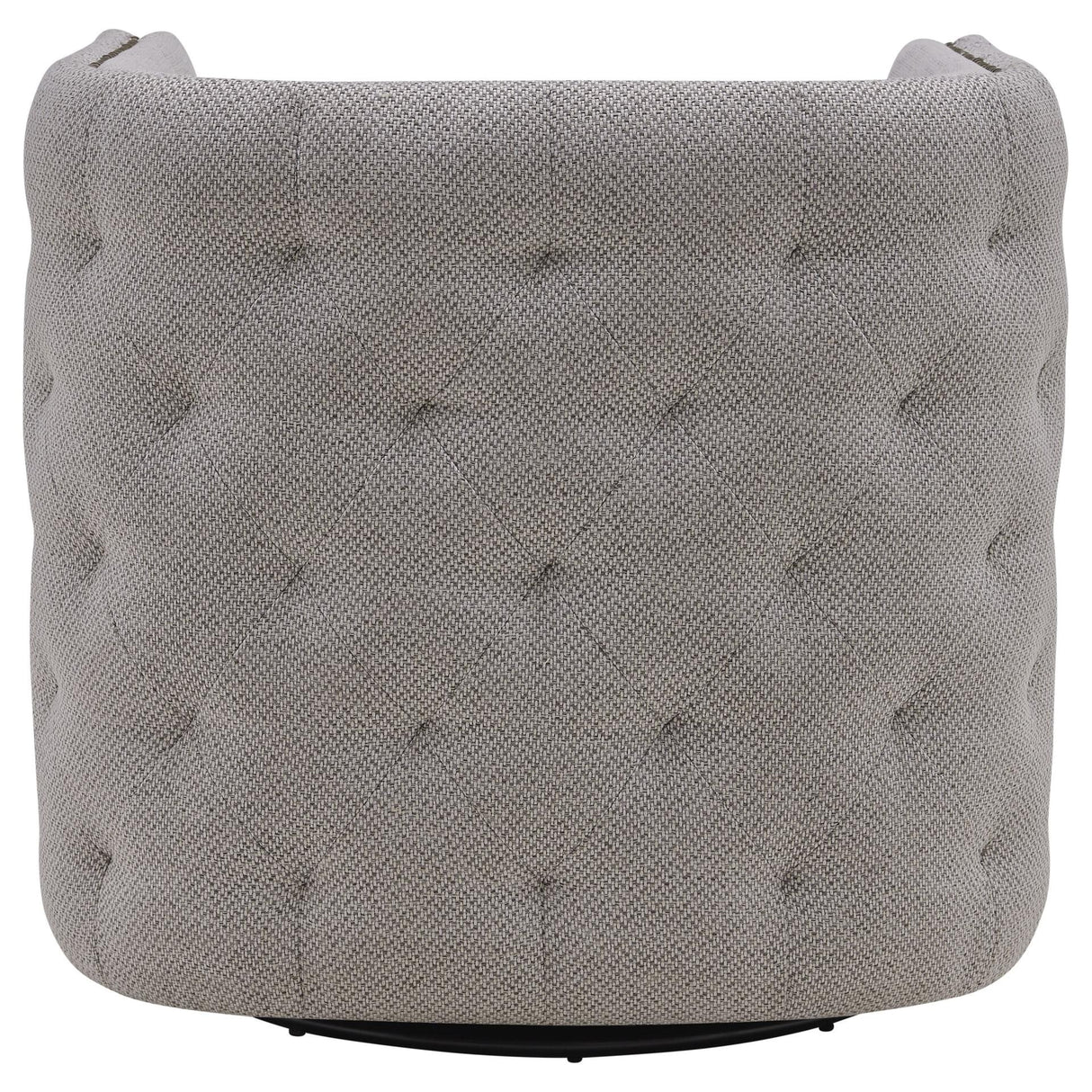 Leslie Fabric Swivel Tufted Chair