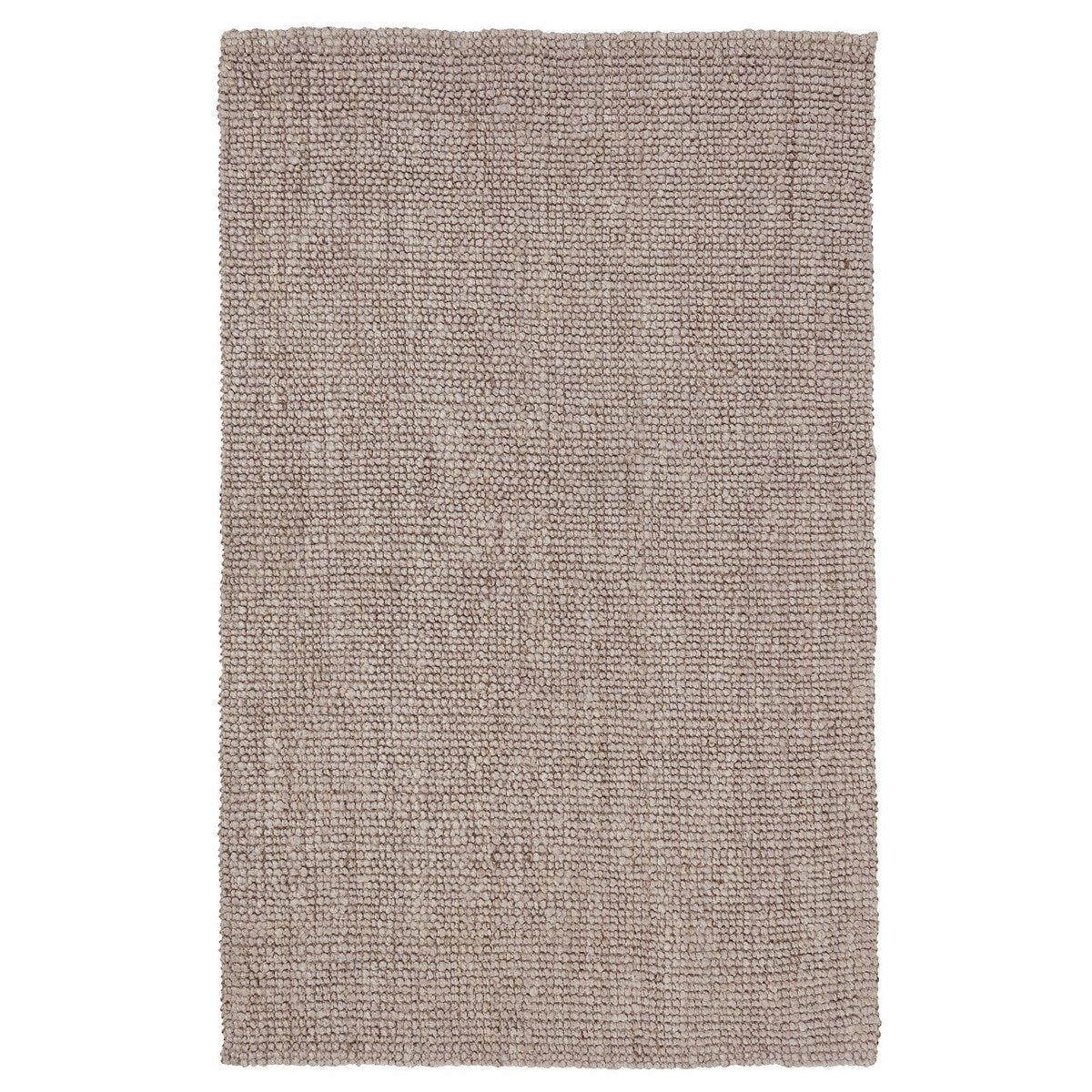 Lestino 2 x 3 Handspun Area Rug, Beige Jute, Boucle Woven Solid Pattern - 2 x 3