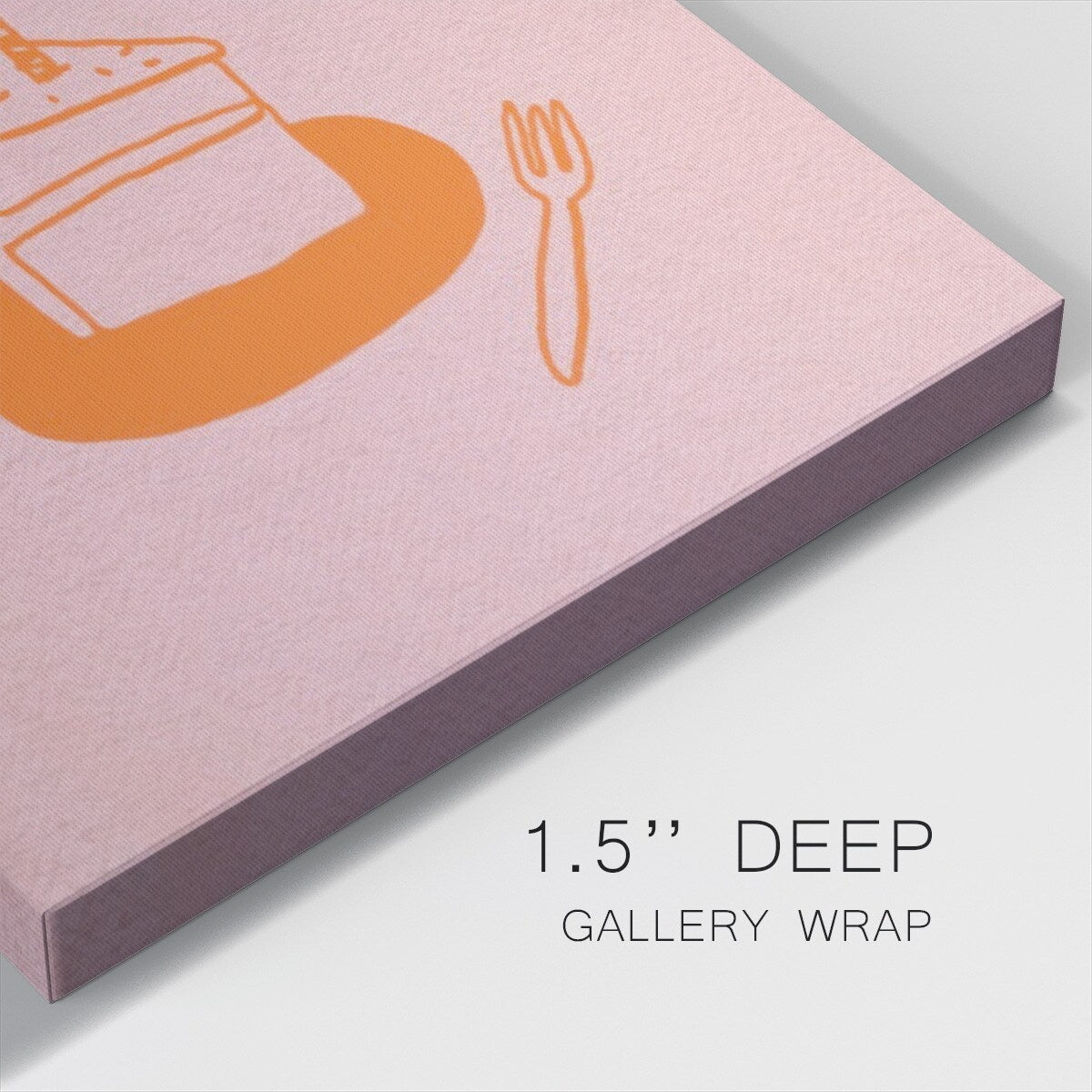 Let's Order Dessert II-Gallery Wrapped Canvas