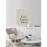'Let's Carpe Diem' Painting Print on Wrapped Canvas - Multi-Color
