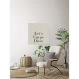 'Let's Carpe Diem' Painting Print on Wrapped Canvas - Multi-Color