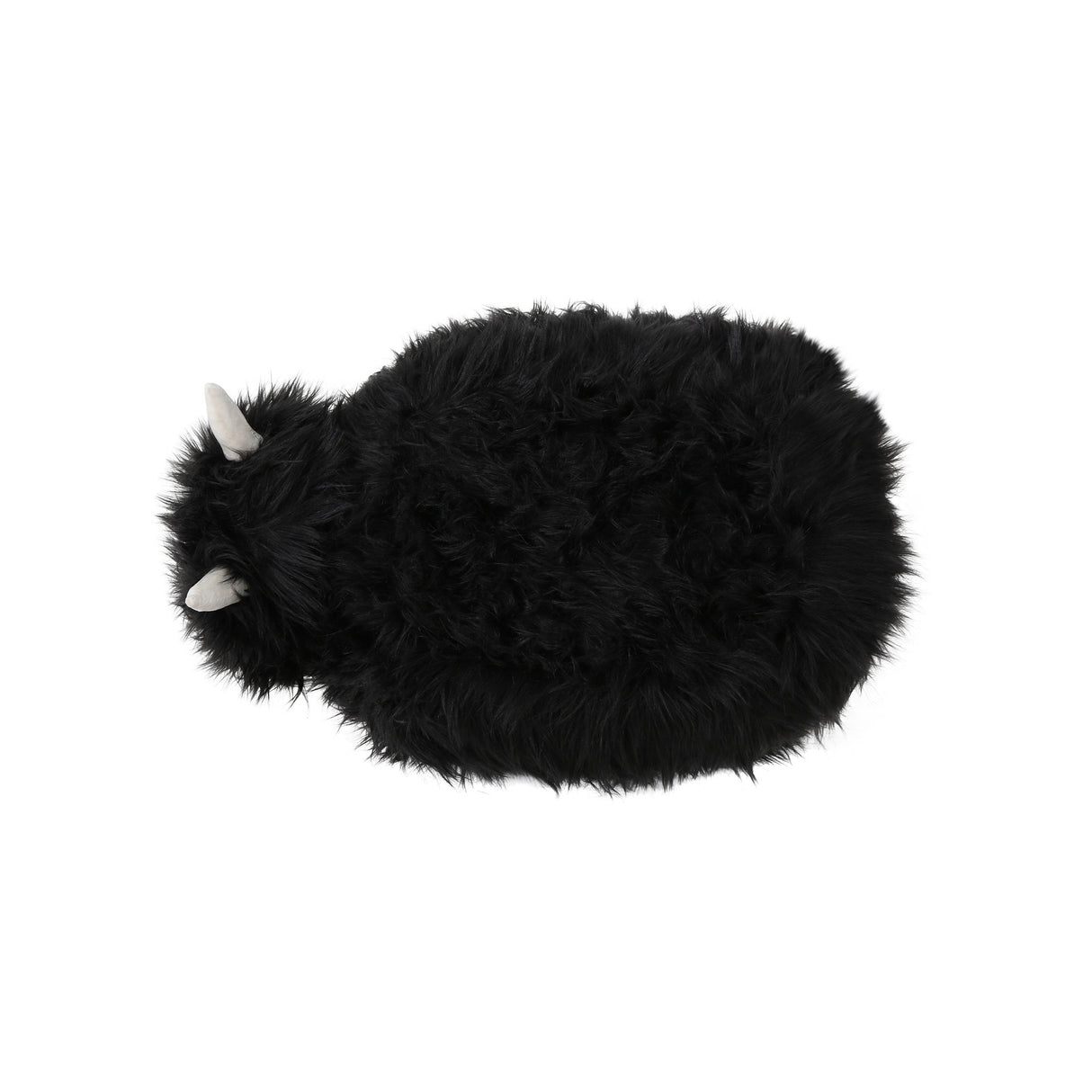 Levi Furry Yak Ottoman by Christopher Knight Home
