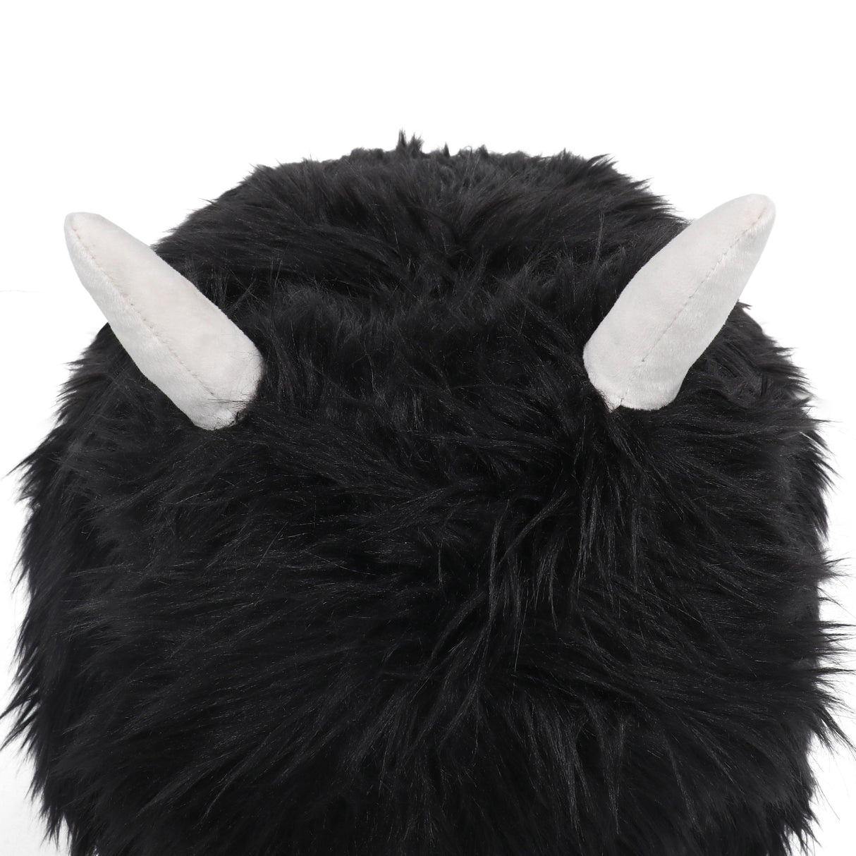 Levi Furry Yak Ottoman by Christopher Knight Home