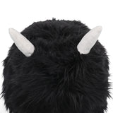Levi Furry Yak Ottoman by Christopher Knight Home