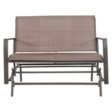 Lewis 2 Person Outdoor Loveseat Patio Glider