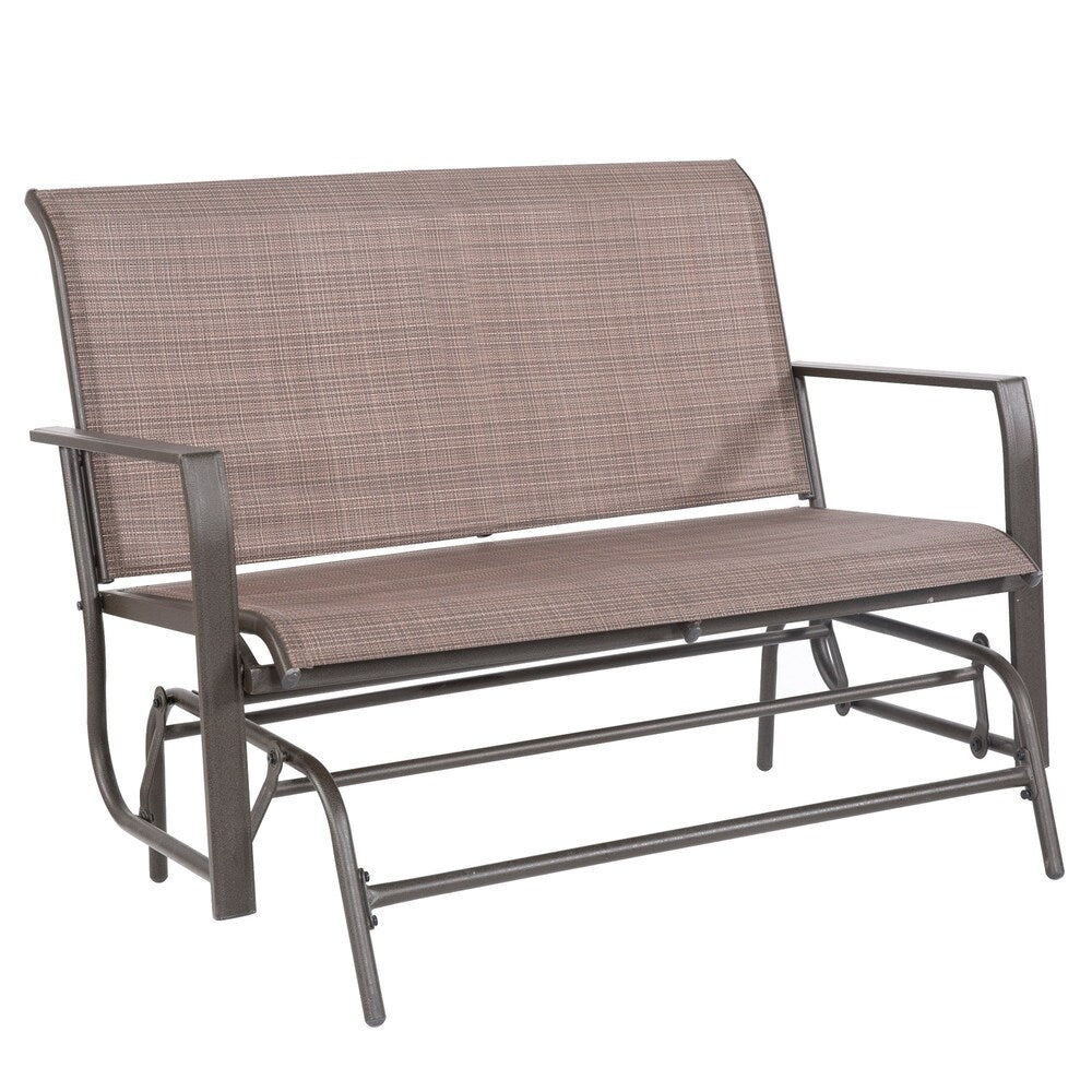 Lewis 2 Person Outdoor Loveseat Patio Glider