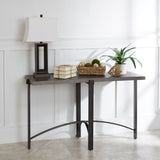 Lewis Console Table with Metal Top