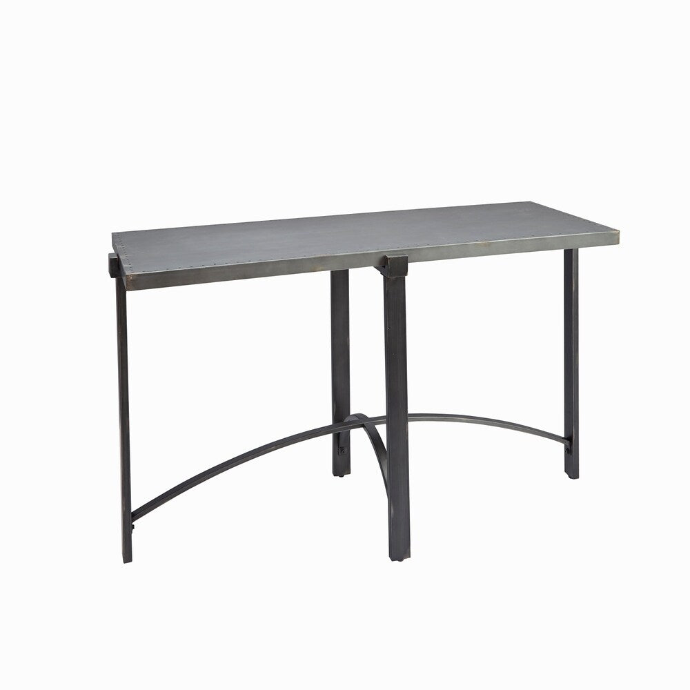 Lewis Console Table with Metal Top