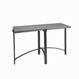 Lewis Console Table with Metal Top