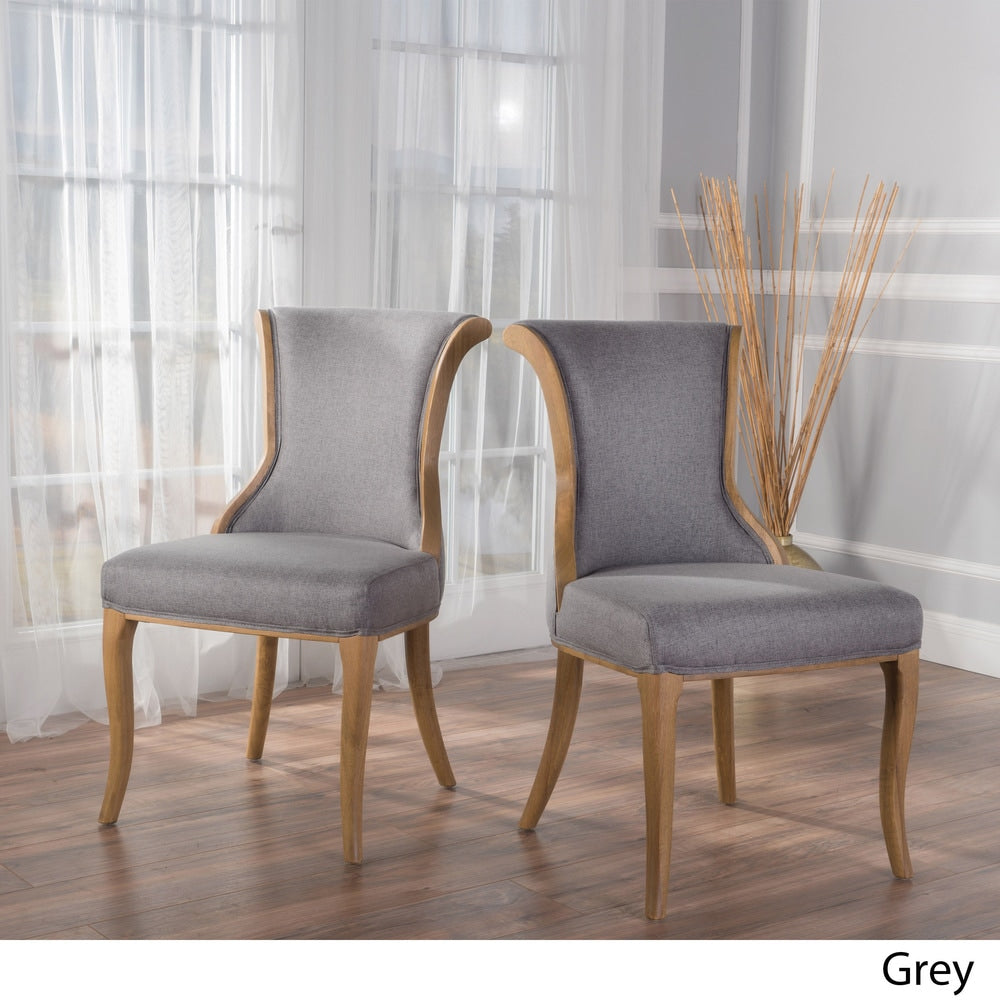 Lexia Fabric Dining Chair (Set of 2) by Christopher Knight Home