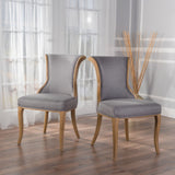 Lexia Fabric Dining Chair (Set of 2) by Christopher Knight Home