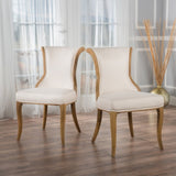 Lexia Fabric Dining Chair (Set of 2) by Christopher Knight Home