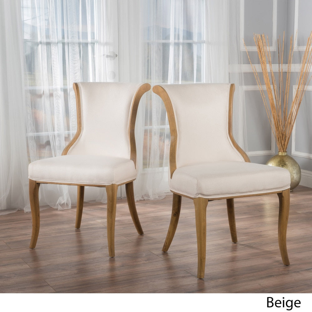 Lexia Fabric Dining Chair (Set of 2) by Christopher Knight Home