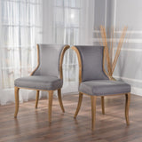 Lexia Fabric Dining Chair (Set of 2) by Christopher Knight Home