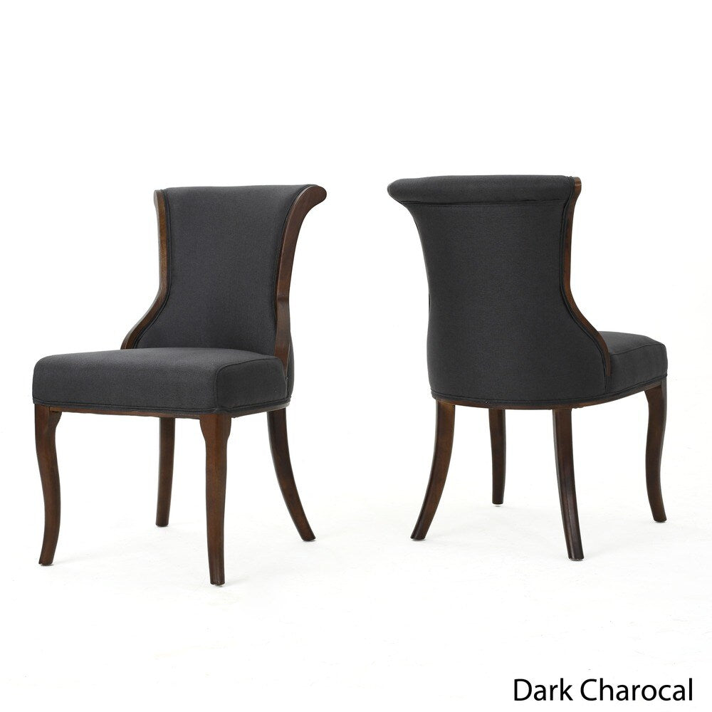 Lexia Fabric Dining Chair (Set of 2) by Christopher Knight Home