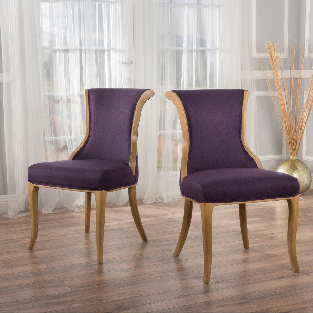 Lexia Fabric Dining Chair (Set of 2) by Christopher Knight Home