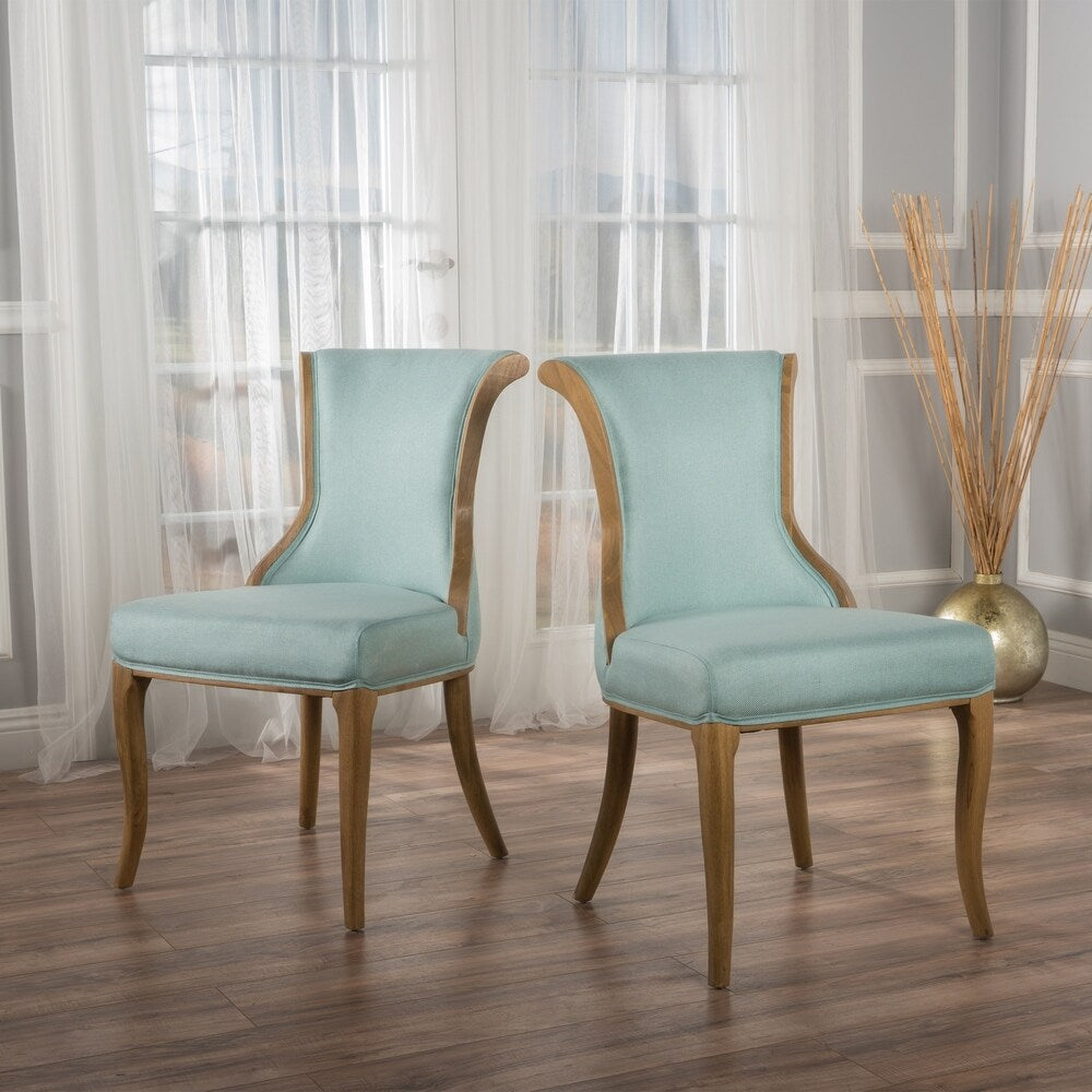 Lexia Fabric Dining Chair (Set of 2) by Christopher Knight Home